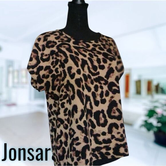 Unbranded Tops - Leopard Print blouse